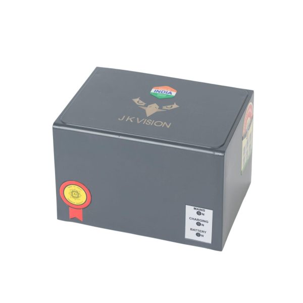 JK Vision DC UPS for CCTV with Artificial Intelligence, Auto Charge, Surge Protection, LED Indicator (14.5V, 5A Charger, 13200 MAH) (4/8 Channel DVR/NVR Supported)