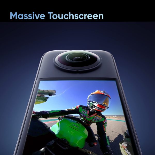 insta360 X3 Action Camera, 1/2" Sensor, 5.7K 360 Capture, Optical Zoom 3X, 72 MP 360 Photo, 4K Single Lens Mode, Black - Image 3