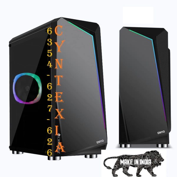 Cyntexia Computer Desktop PC (Core i7-2600 || 16GB RAM || 480GB SSD || HDMI || VGA || Ethernet || HD Graphics 2000) Basic Software Installed (Black)