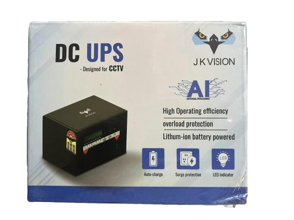 JK Vision DC UPS for CCTV with Artificial Intelligence, Auto Charge, Surge Protection, LED Indicator (14.5V, 5A Charger, 13200 MAH) (4/8 Channel DVR/NVR Supported) - Image 5
