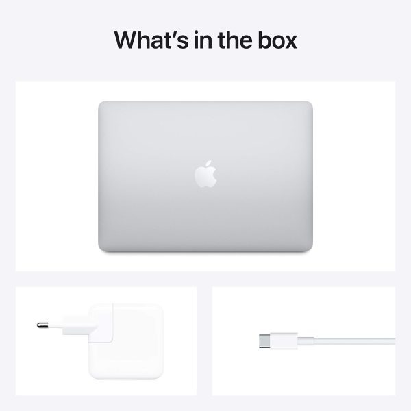 Apple MacBook Air Laptop M1 chip, 13.3-inch/33.74 cm Retina Display, 8GB RAM, 256GB SSD Storage, Backlit Keyboard, FaceTime HD Camera, Touch ID. Works with iPhone/iPad; Silver - Image 2